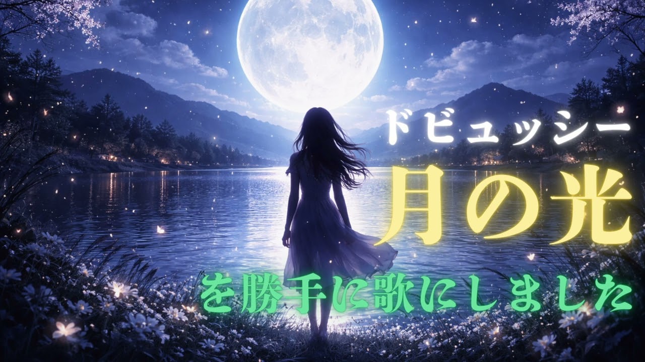 ドビュッシー「月の光」を勝手に歌にしてみました ｜ 名曲クラシック音楽