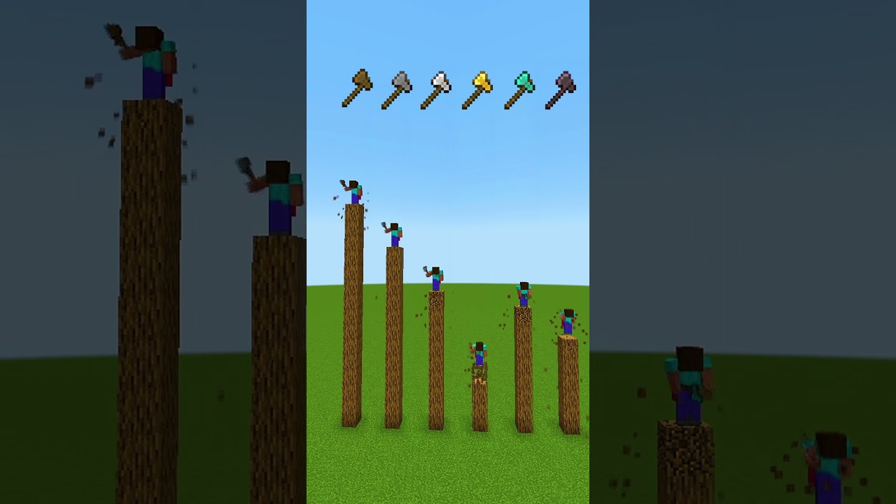 🪓 DESAFIO DO MACHADO MAIS R&Aacute;PIDO DO MINECRAFT!