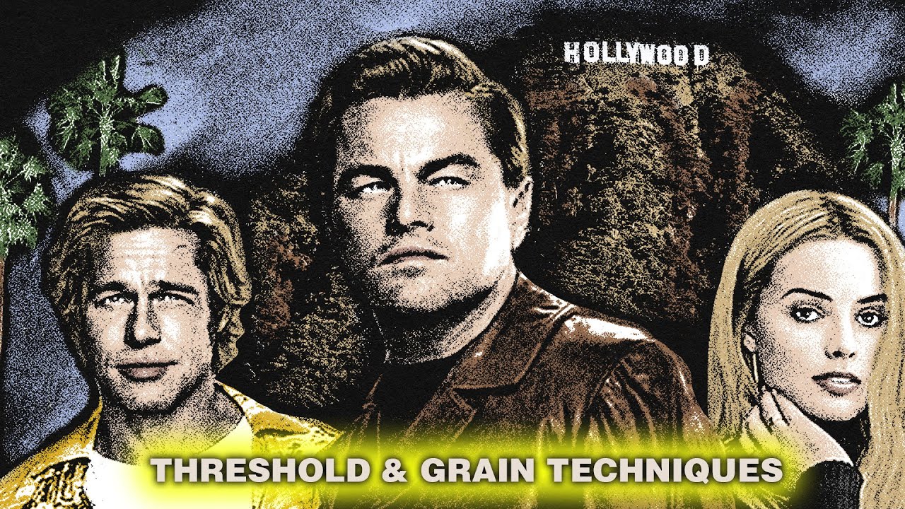 Learn how to create stunning graphics using Threshold & Grain | Photoshop Tutorial