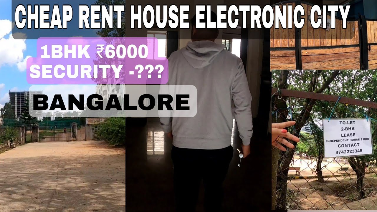 CHEAP RENT HOUSE BANGALORE ELECTRONIC CITY 1BHK
