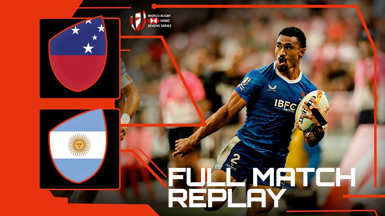 AN UNFORGETTABLE SEMI FINAL! | Samoa v Argentina | HSBC Singapore Rugby Sevens 2023