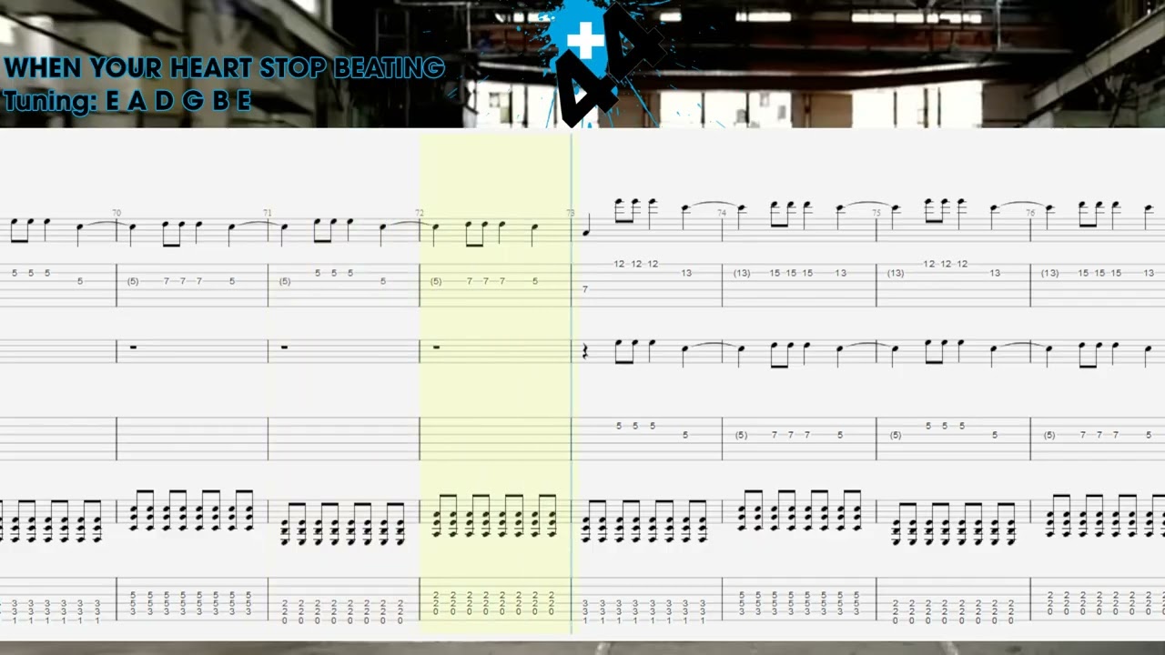 +44 - When Your Heart Stop Beating Guitar only Cover