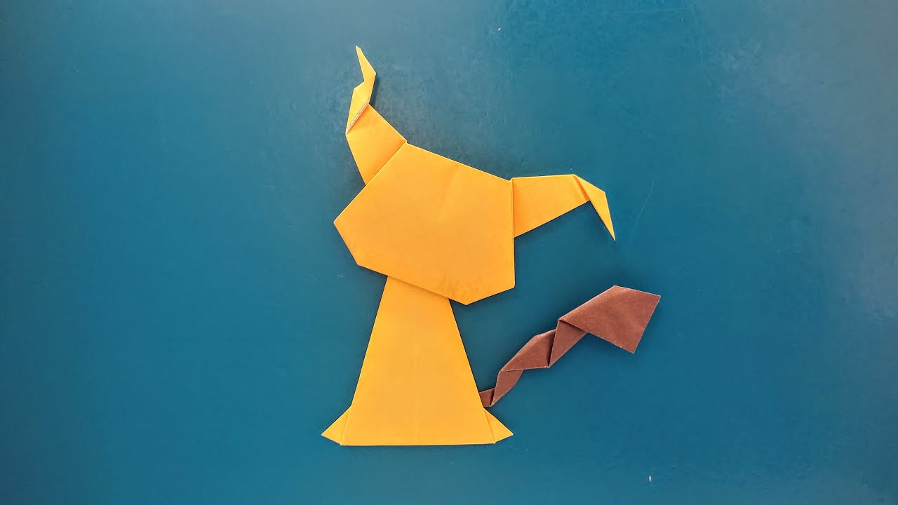 How To Make a Origami Pokemon Mimikyu Easy | Origami Easy Pokemon Mimikyu | Origami Instructions