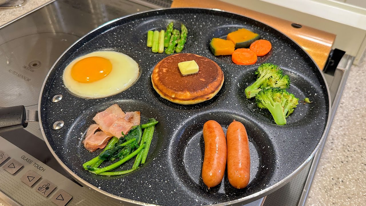 IQ500のフライパンで作る朝ごはん【多機能フライパン】