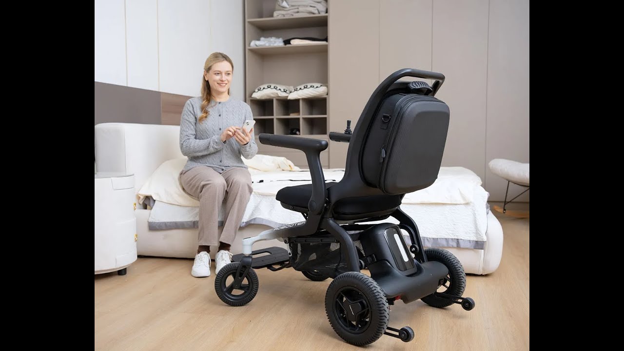 ROBOOTER E80 — ULTRALEKKI KARBONOWY WÓZEK INWALIDZKI ELEKTRYCZNY (15,6 KG)