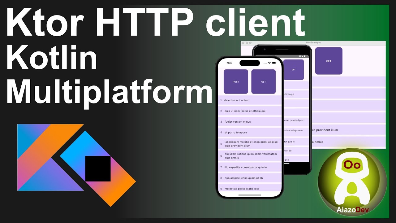 Ktor HTTP client in Kotlin Multiplatform - KMP