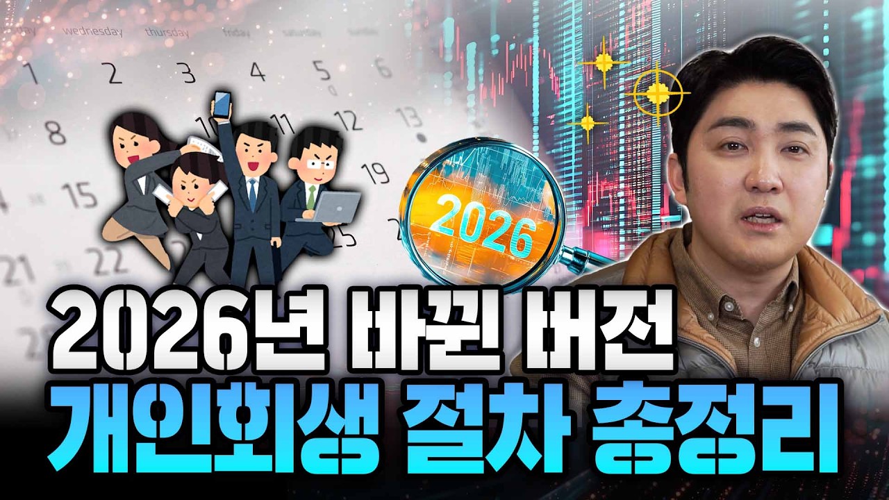 한 눈에 보이는 개인회생 절차