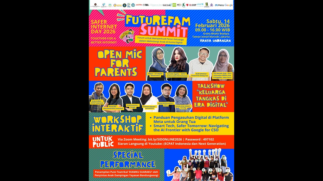 FUTUREFAM SUMMIT : Forum untuk Memperkuat Peran Keluarga dalam Melindungi Anak di Dunia Digital