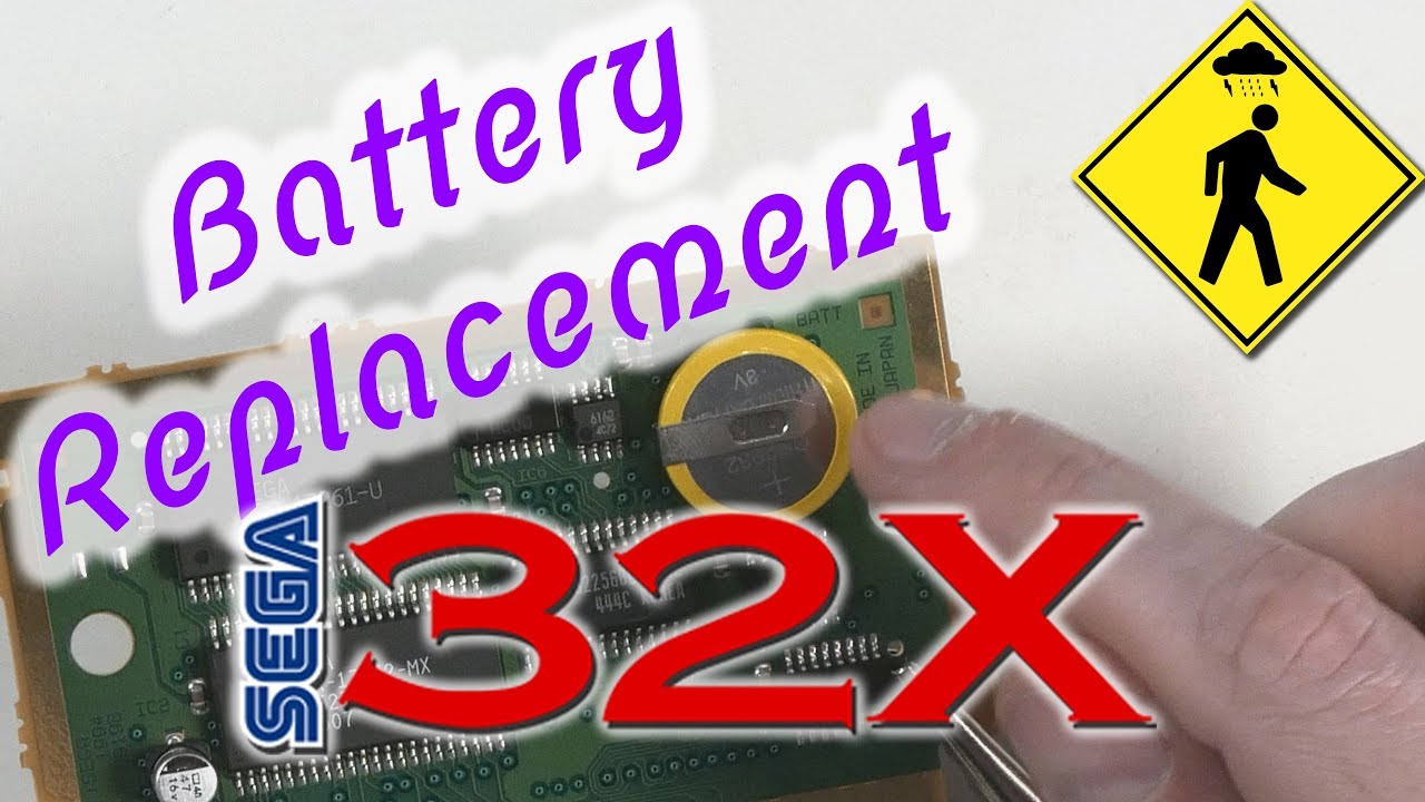 32X Games Battery Replacement