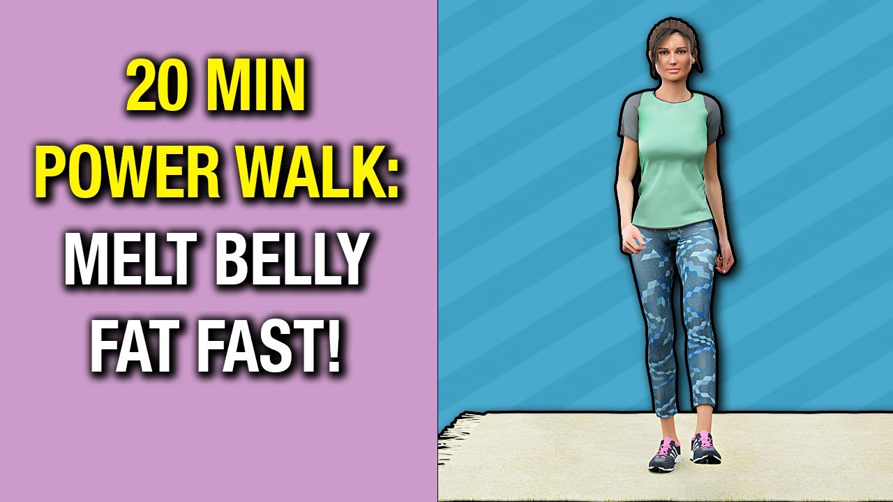20-Min Power Walk: Melt Belly Fat Fast!