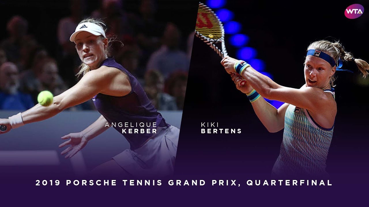 Angelique Kerber vs. Kiki Bertens | 2019 Porsche Tennis Grand Prix Quarterfinal | WTA Highlights