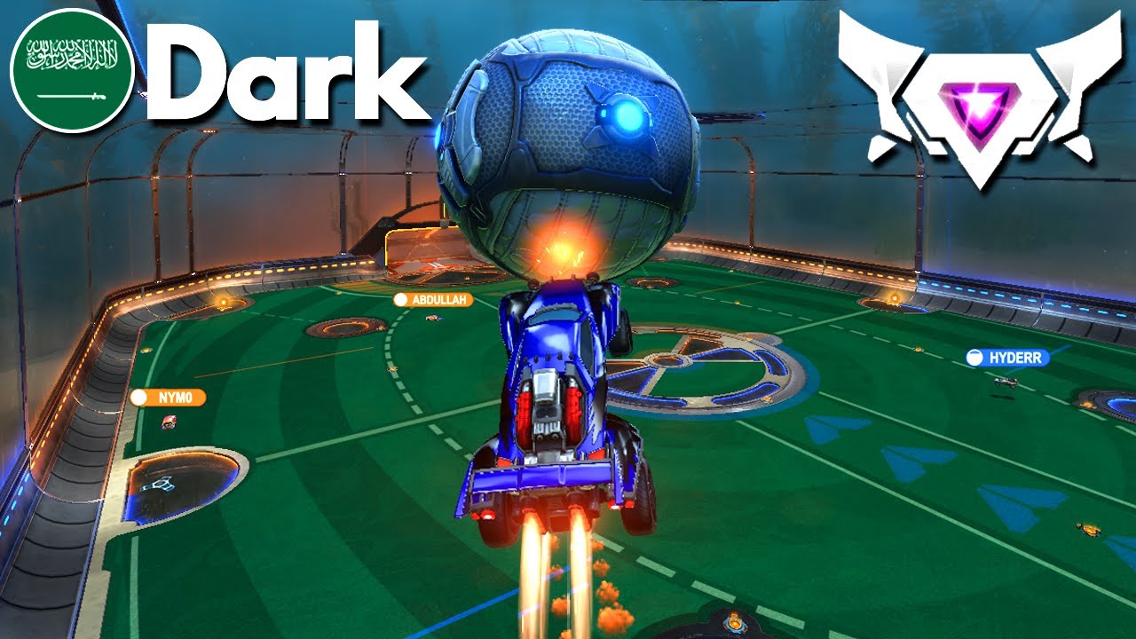 DARK has MAGNIFICENT Mechanics in Rocket League... (SSL 2v2)