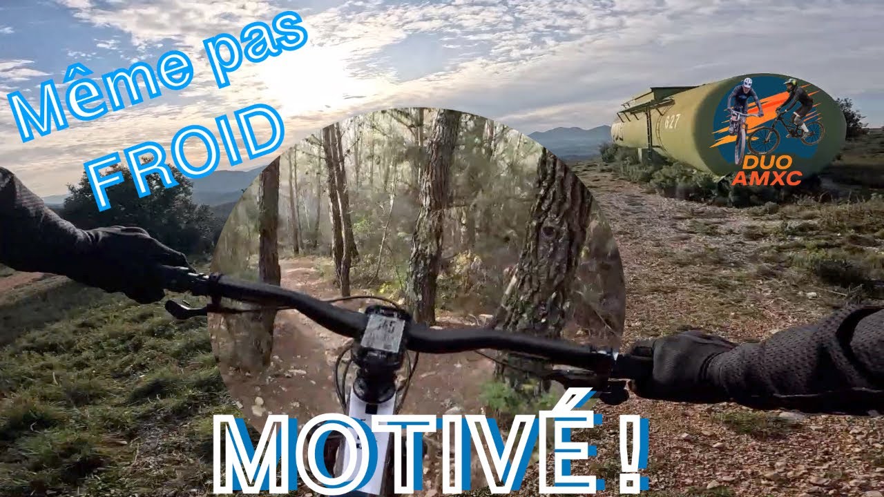 Sortie VTT dans le Froid - 3 Descentes intégrales