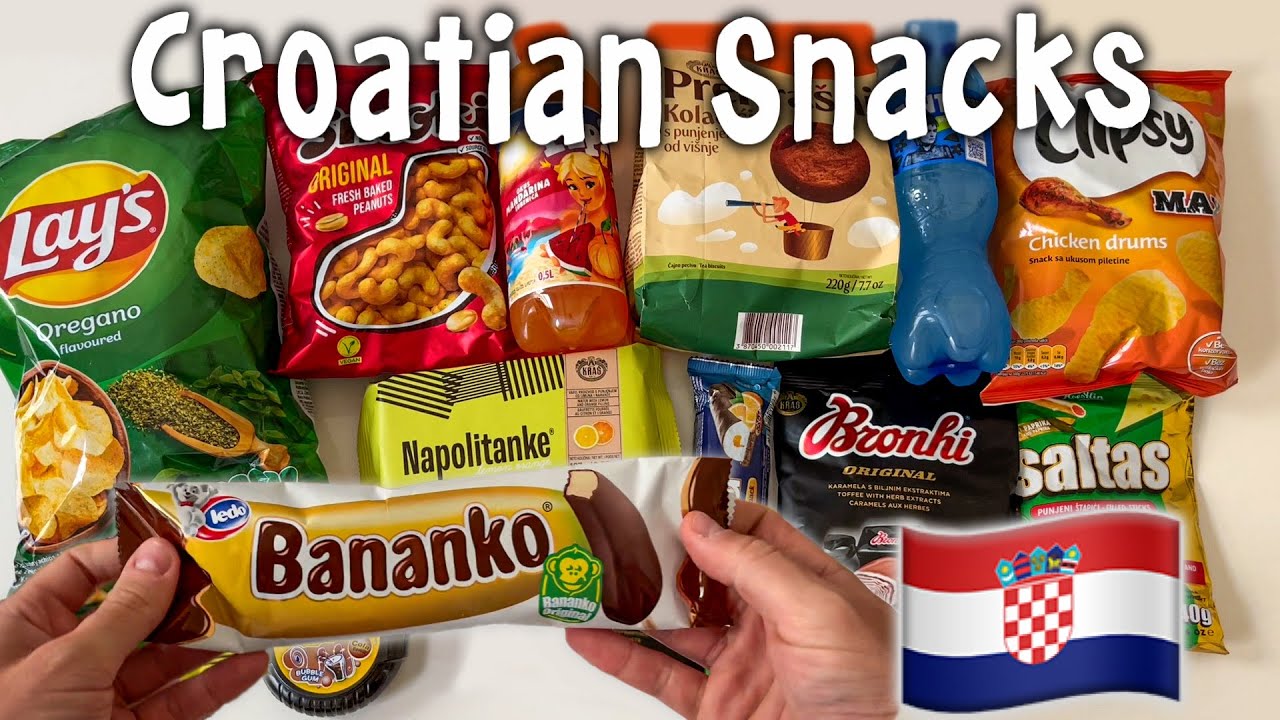 🇭🇷 Croatia Snack Haul | Trying 13 Different Snacks from Croatia!