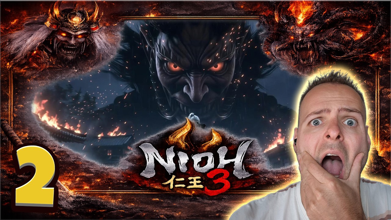 Nioh 3 - Let's Play Part 2: The Battle of Hitokoto Slope / Escape from Hitokoto Slope