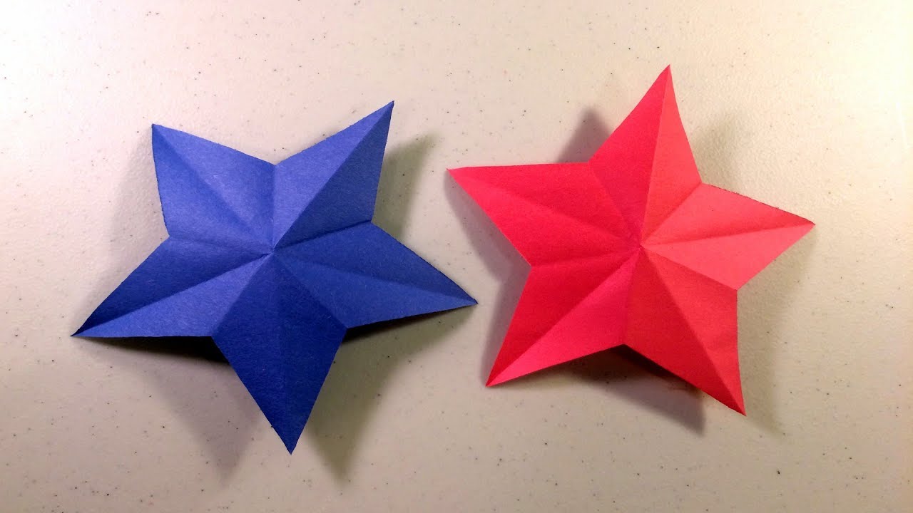 The easiest way to cut a perfect 5 pointed star