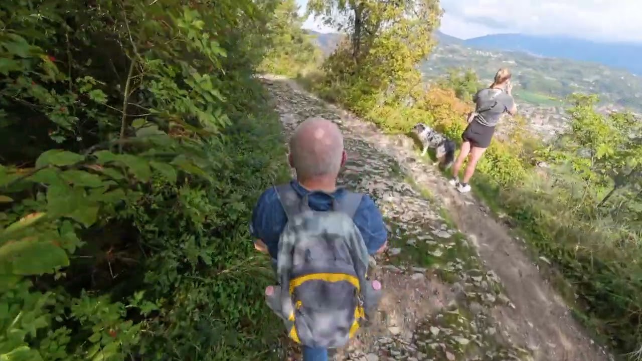 La Rocca walk.Garda, Lake Garda. Italy