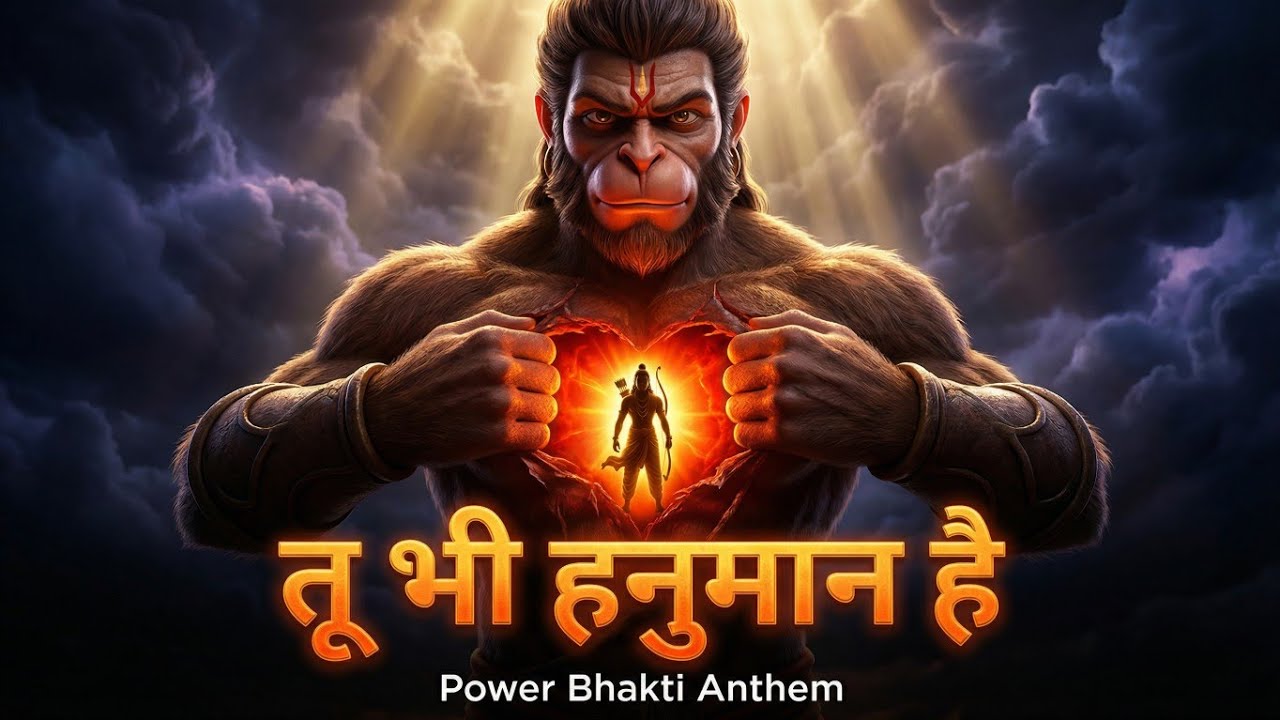 तू भी हनुमान है 🔥 Hanuman Power Bhakti Anthem | Jai Shri Ram Song 2026 #motivationalvideo #bhakti 