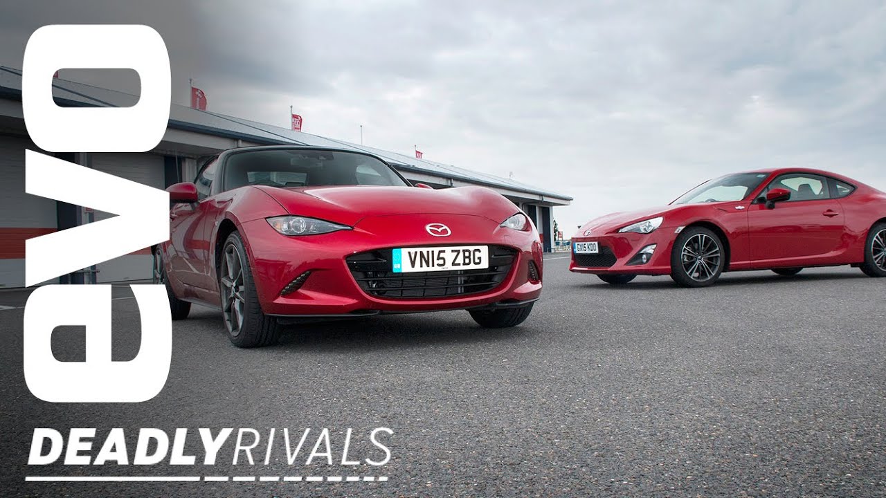 Toyota GT86 против Mazda MX5 | evo СМЕРТЕЛЬНЫЕ СОПЕРНИКИ