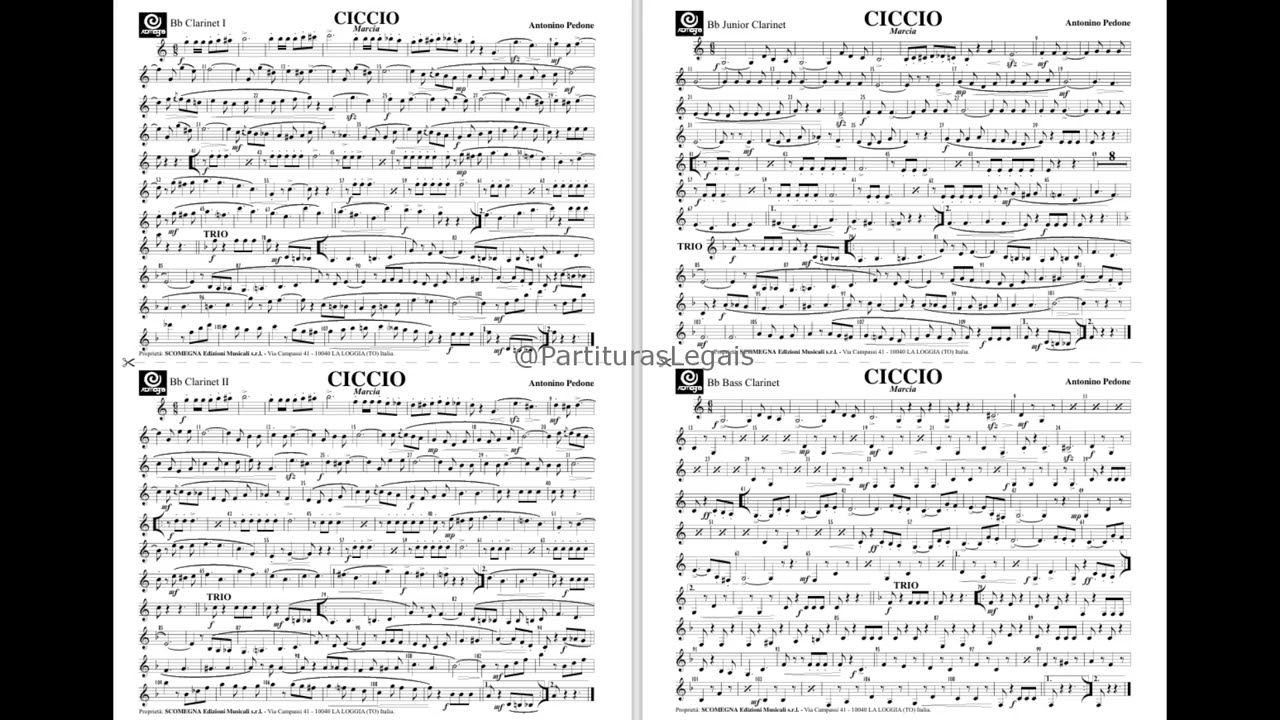 Ciccio - Partitura para Banda Sinfônica