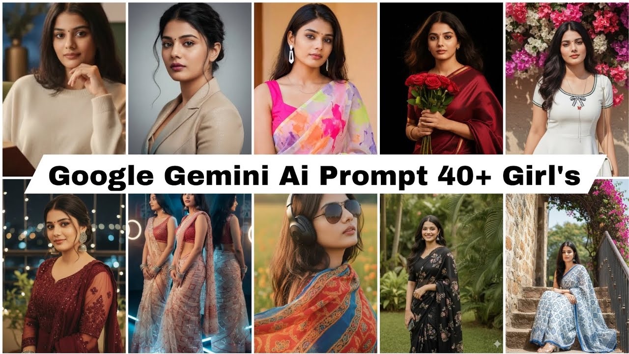 Google Gemini Ai Prompt 40+ Girl's | Photo Editing 🔥 Instagram Trending Gemini Ai Prompt 