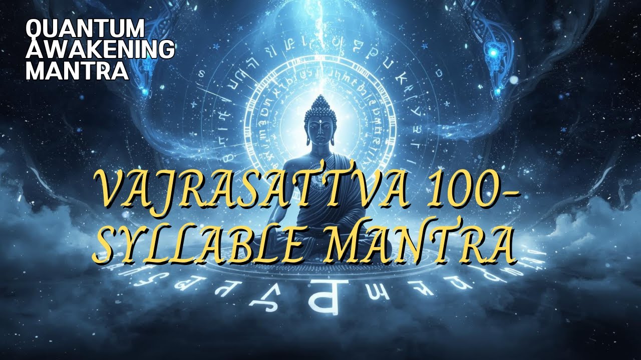 💠 Vajrasattva 100 Syllable Mantra | Purification & Karma Cleansing Meditation