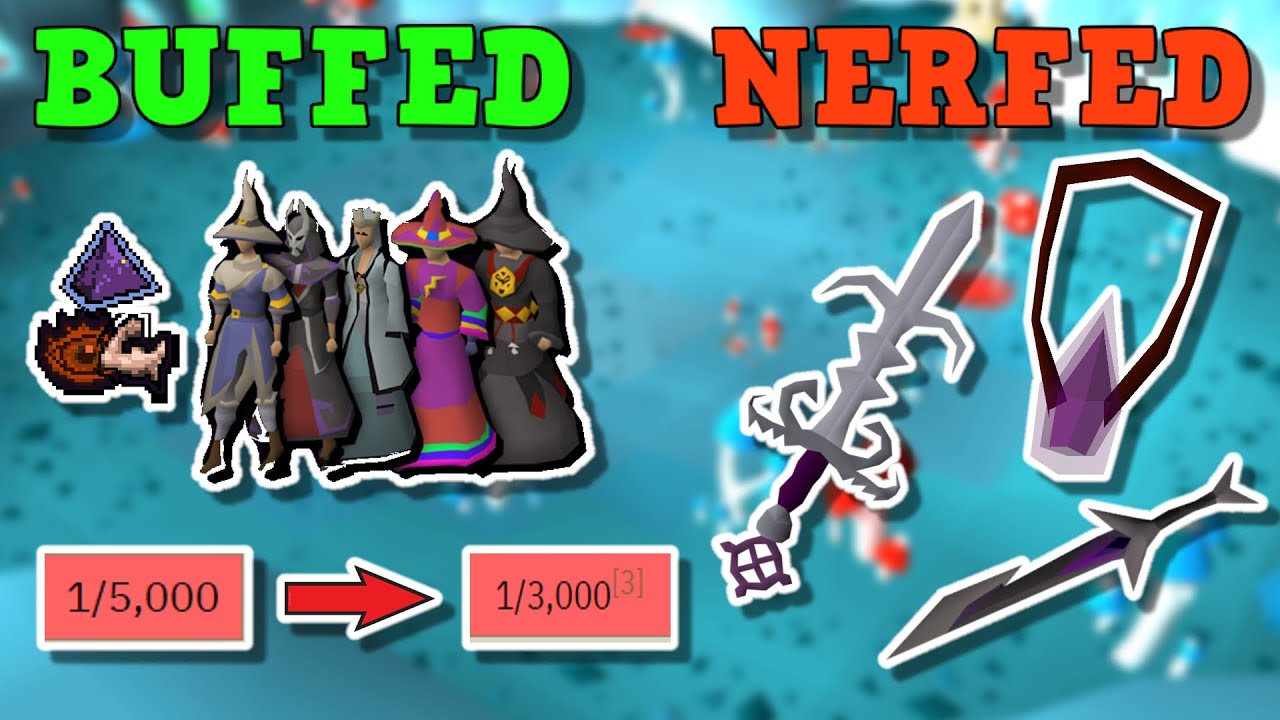 OSRS Massive Combat Gear Changes