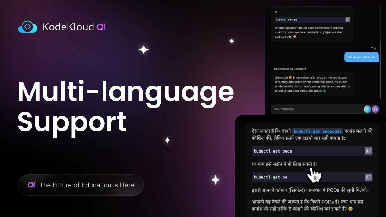 KodeKloud AI: Learn in Any Language Now! | Available in Pro & Standard Plans