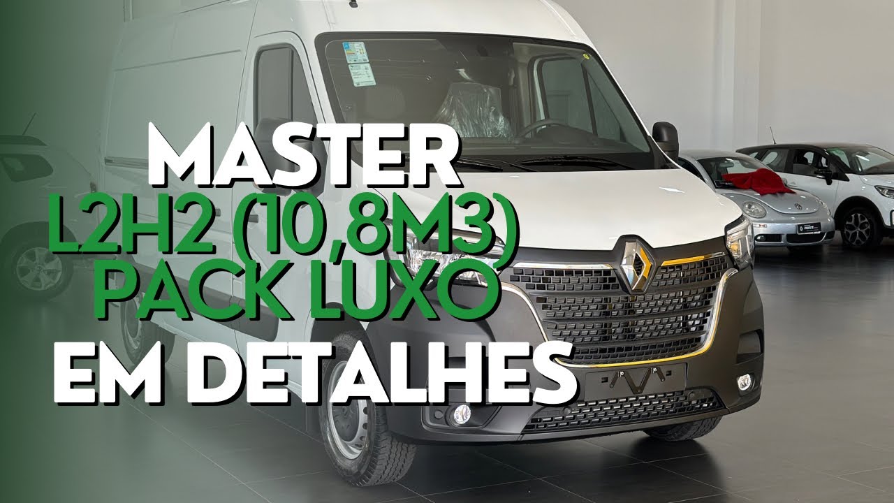 RENAULT MASTER L2H2 PACK LUXO EM DETALHES