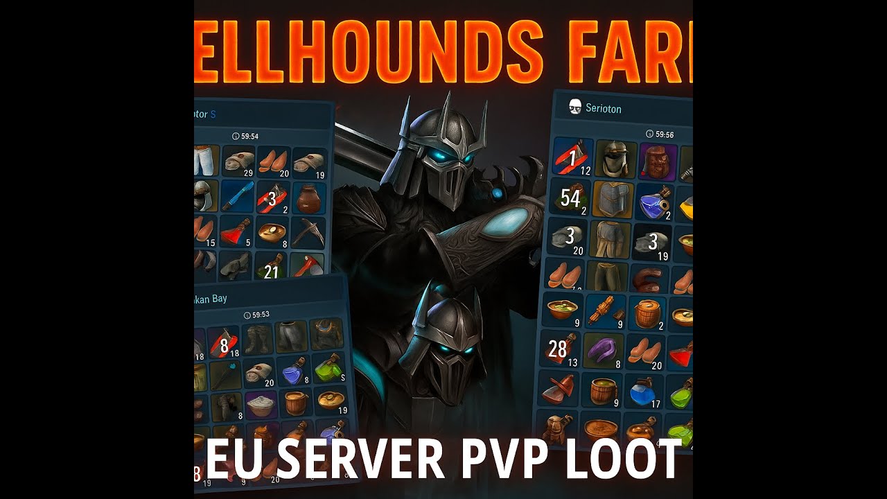 FrostborN EUI | Hellhounds  Farming  Server 🔥 | Full Loot PvP Action