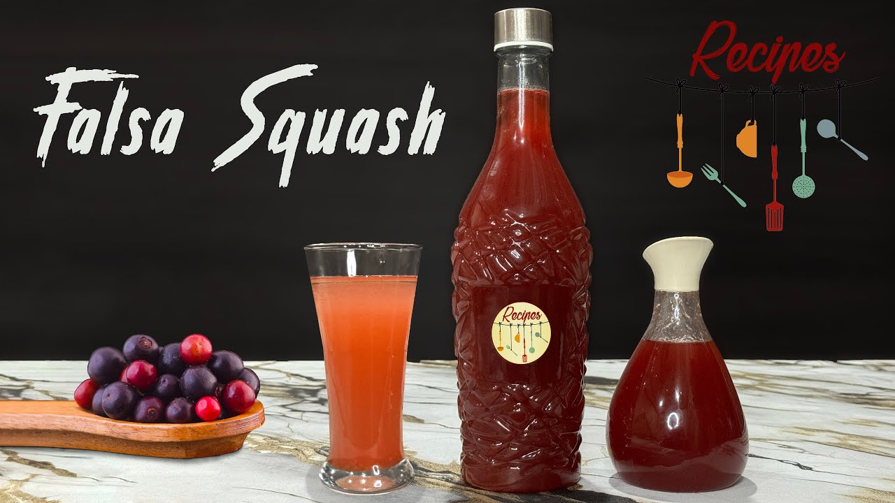 Falsa Sharbat Recipe | Falsa Juice | Falsa Squash Recipe