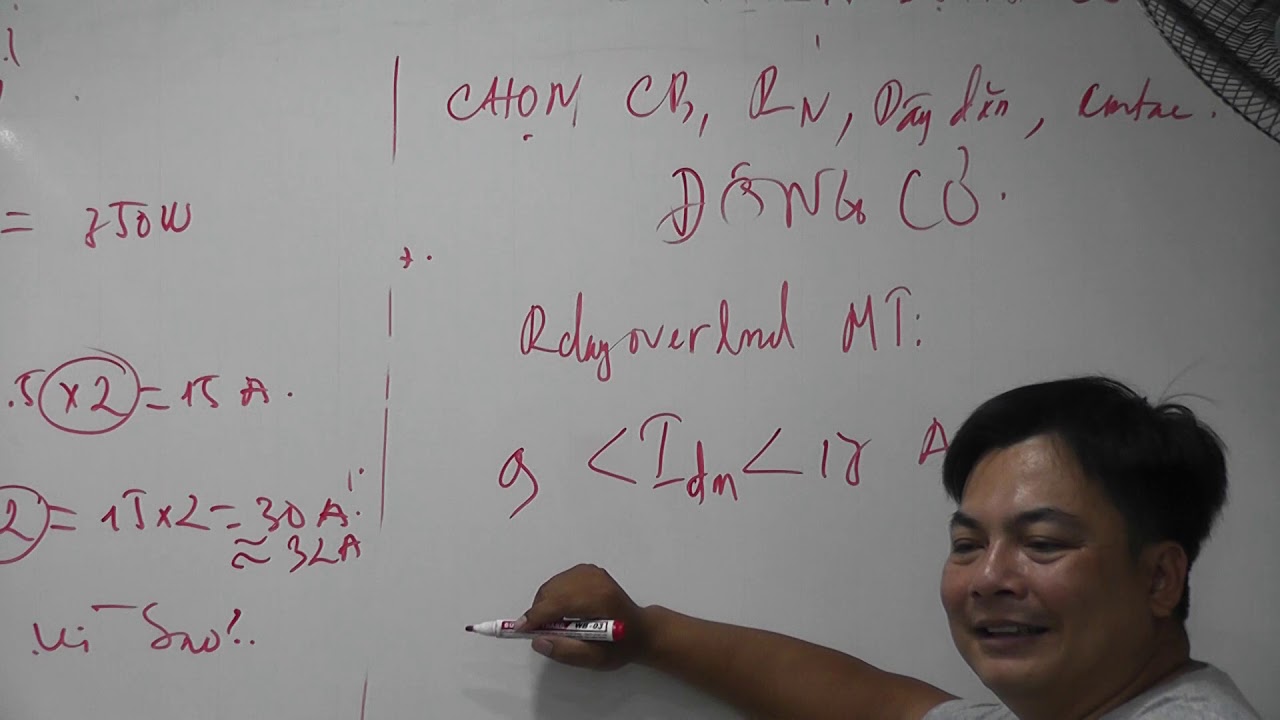 TÍNH TOÁN CB, CONTACTOR VÀ RỜ LE NHIỆT |Kỹ Thuật Thi Công Cơ Điện MECHANICAL ENGINEERING