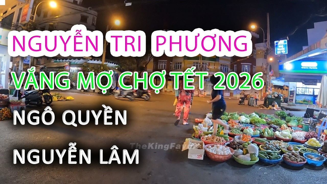 Tết nhứt VẮNG MỢ Chợ đêm NGUYỄN TRI PHƯƠNG Ngô Quyền - Nguyễn Lâm Quận 10 - Sài Gòn ngày nay