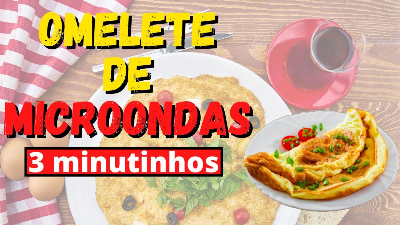 Muito Fácil - Como Fazer Omelete no Microondas em 3 minutinhos | Receita #027