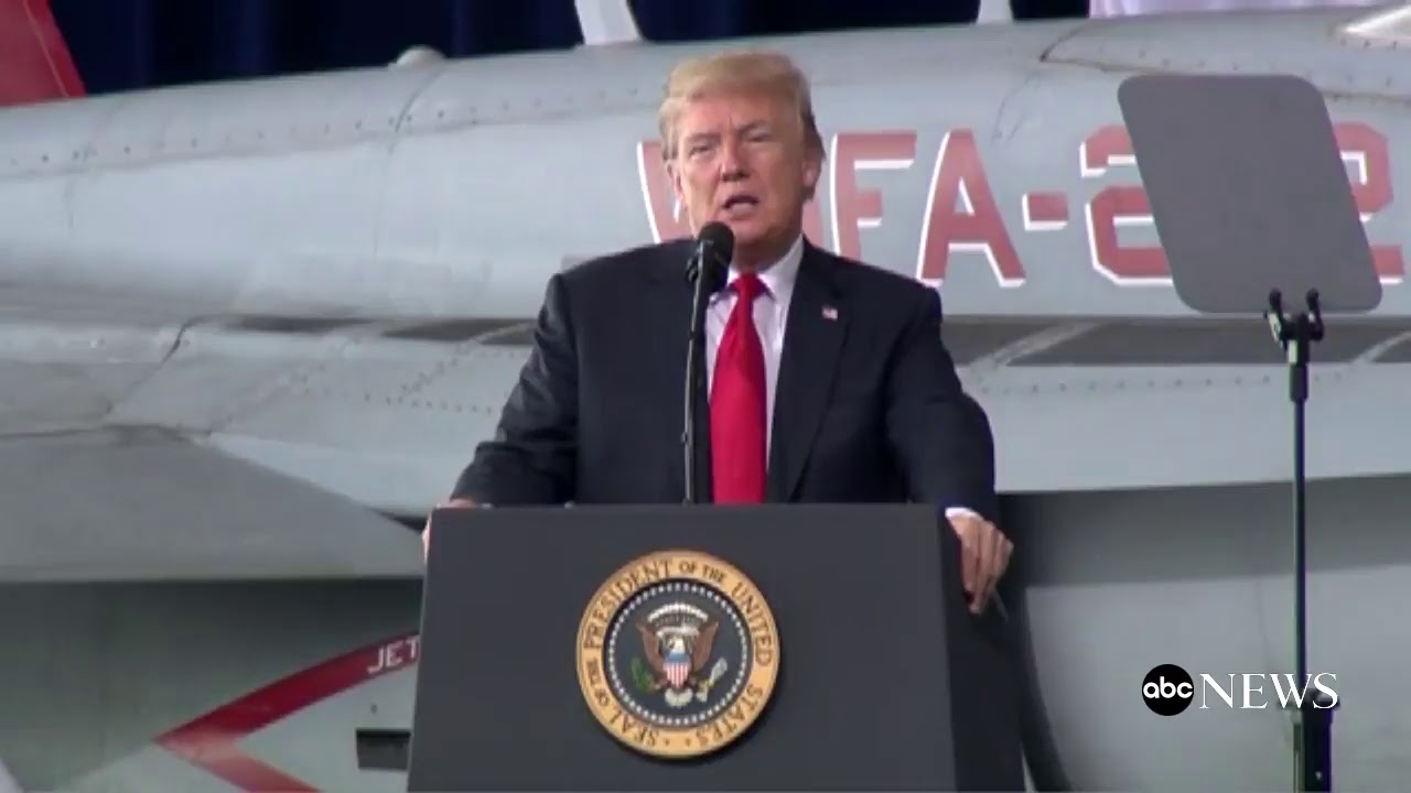 President Trump delivers remarks at Marine Corps Air Station Miramar in San Diego| ABC News