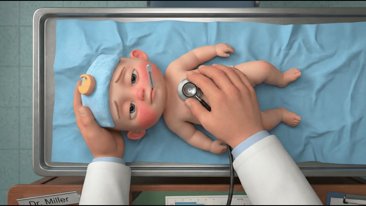 Ateş Ateş Cıss Cıss 🌡️ | Doktor Ziyareti Çocuk Şarkısı | Bebek Şarkısı
