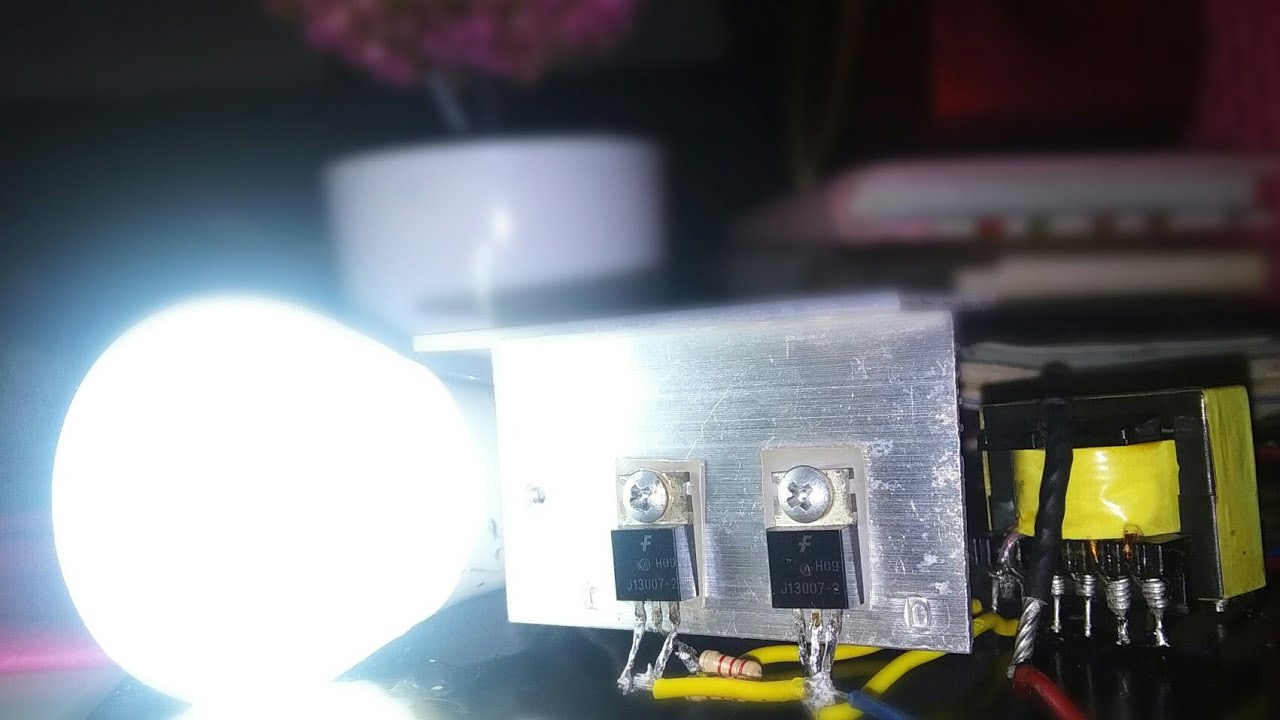 Inverter dari komponen PSU komputer