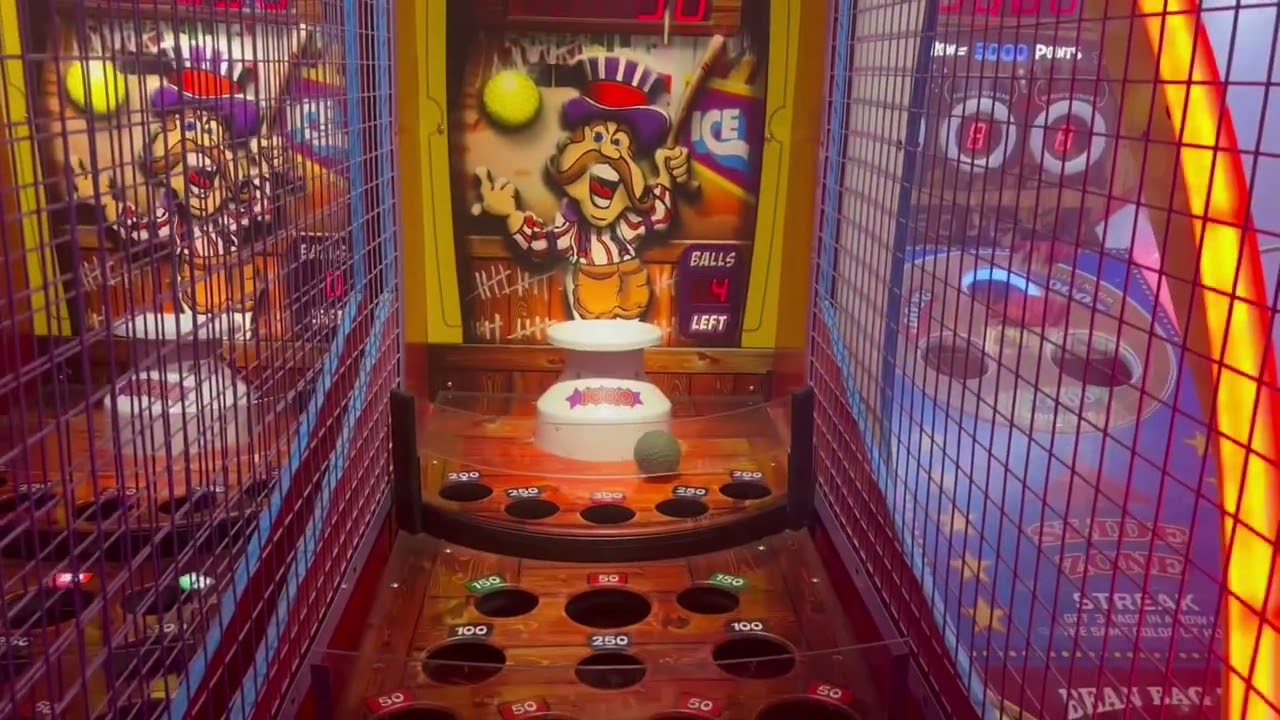 Ice Milk Jug Toss Arcade Machine