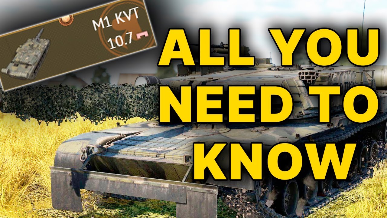 ABRAMS M1 KVT: Полный обзор! | WAR THUNDER