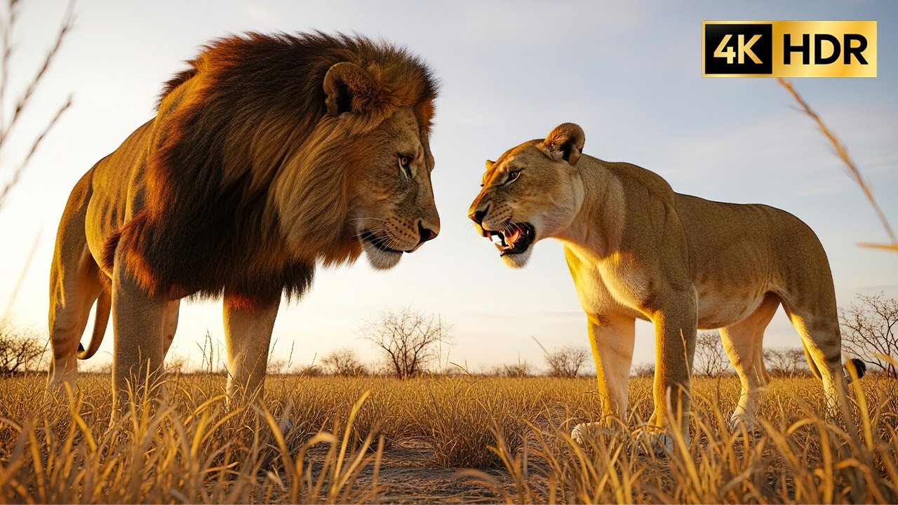 Wildlife Paradise 4K – Tranquil Animal Moments and Calming Sounds