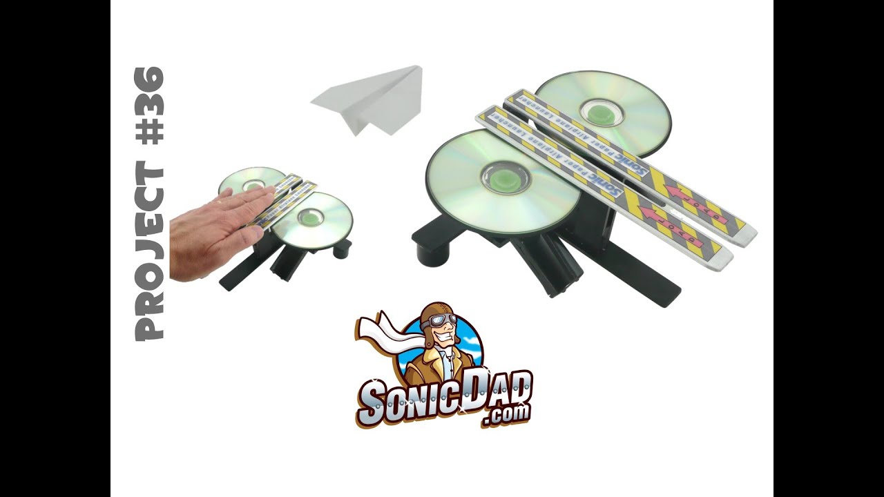 How to Make a Paper Airplane Launcher that Really Rips: SonicDad Project #36