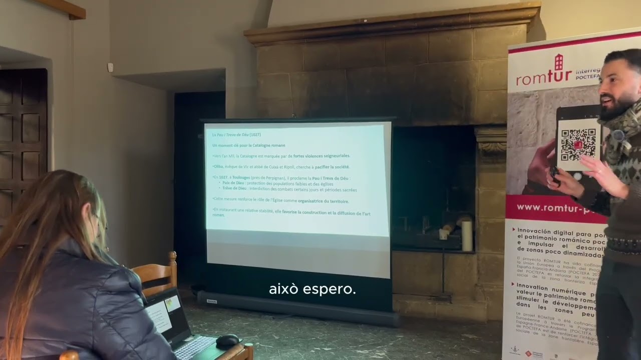 Atelier de formation sur le patrimoine roman.