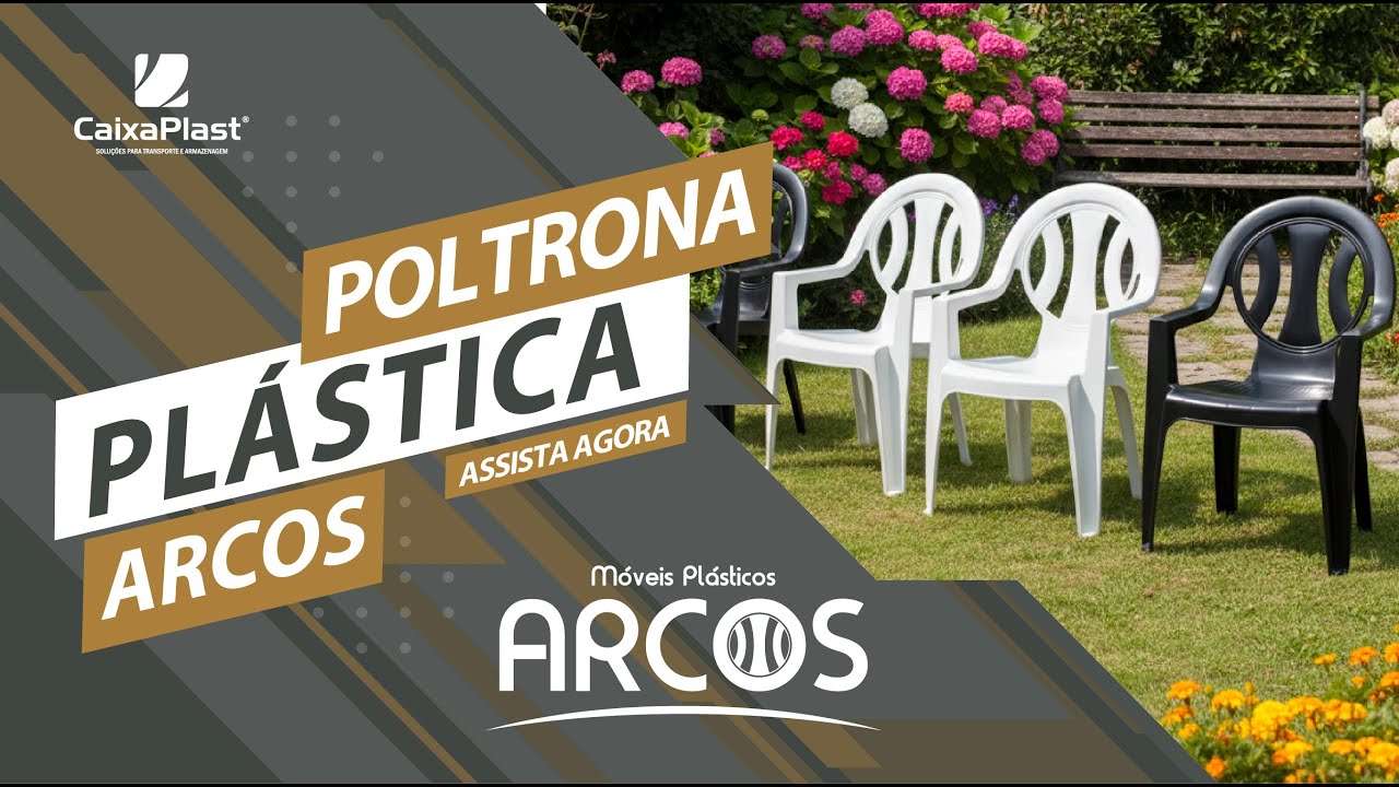 Poltrona Plástica Arcos da CaixaPlast