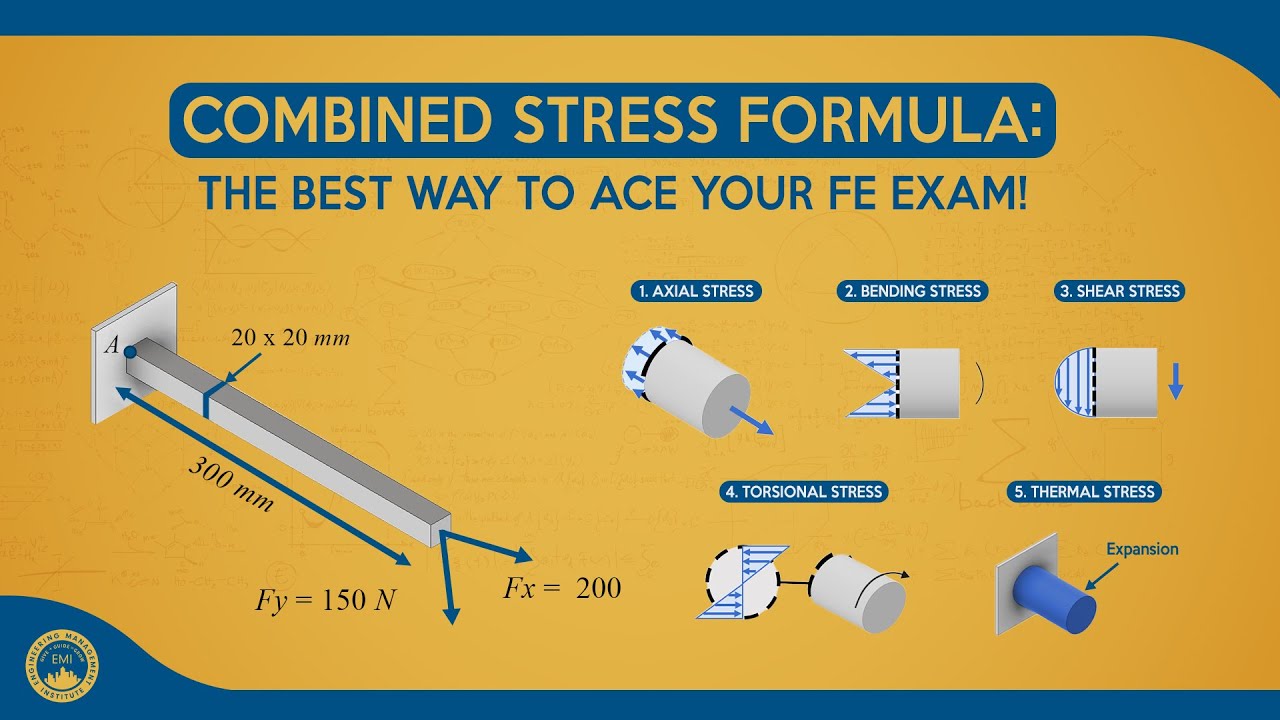 Why the Combined Stress Formula is the BEST Way to Ace Your FE Exam!