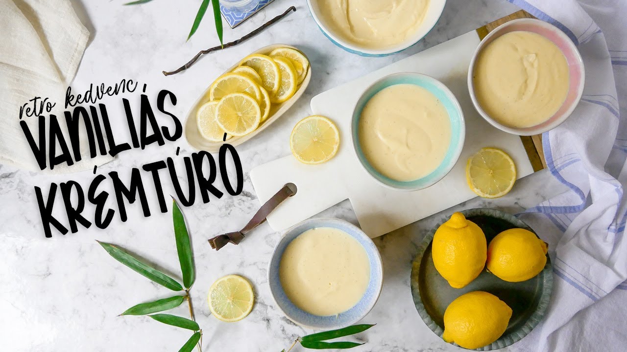 Vaníliás krémtúró recept ◾ RETRO KEDVENC