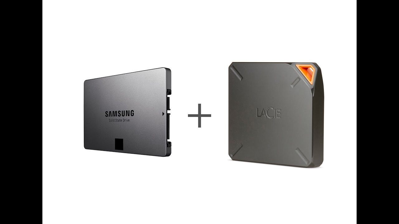 How to install or upgrade Lacie Fuel hdd to ssd part 1