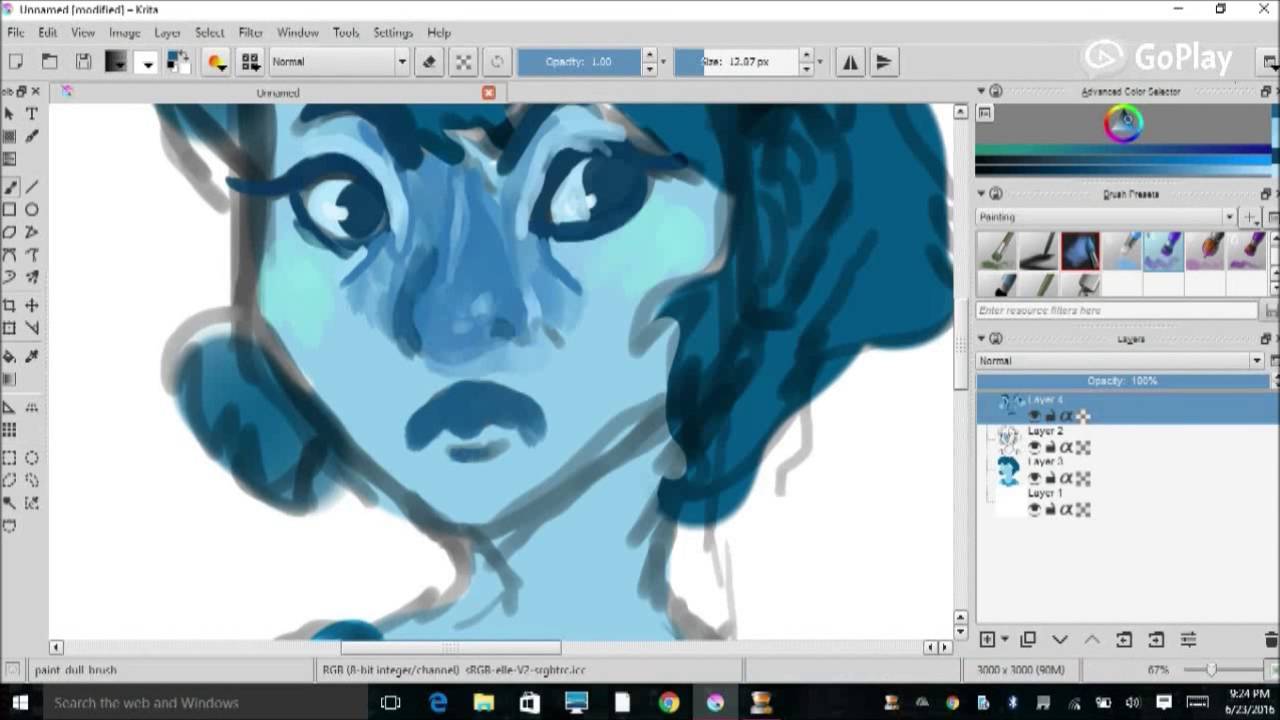 (Speedpaint) Lapis Lazuli