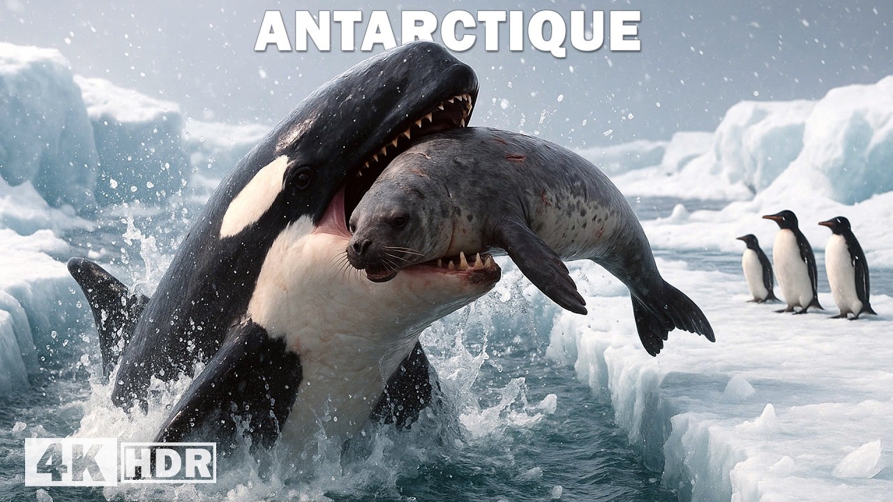 ANTARCTIQUE SAUVAGE | Survie Extrême dans le Royaume de Glace | DOCUMENTAIRE ANIMALIER