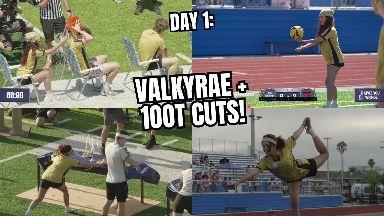 DAY 1: Valkyrae + 100T PERFORMANCE Cuts! | Streamer Games