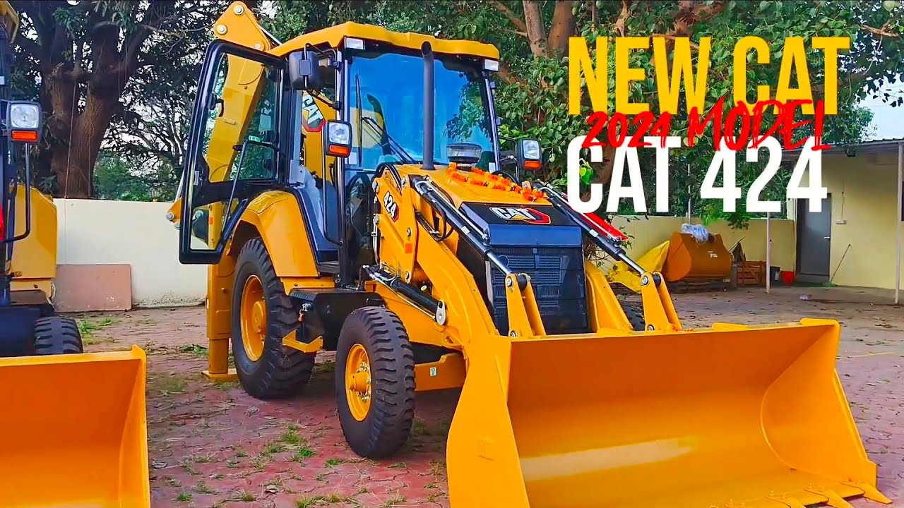 Обзор Cat JCB! Новый Cat 424 BS 5 на хинди! С 5-летней гарантией @MDJCBXPERT